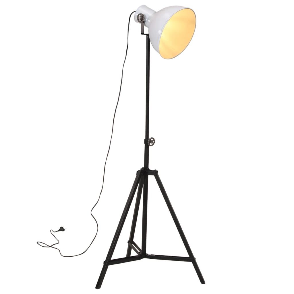 Mavlina - Golvlampa 25 W vit 61x61x90/150 cm E27