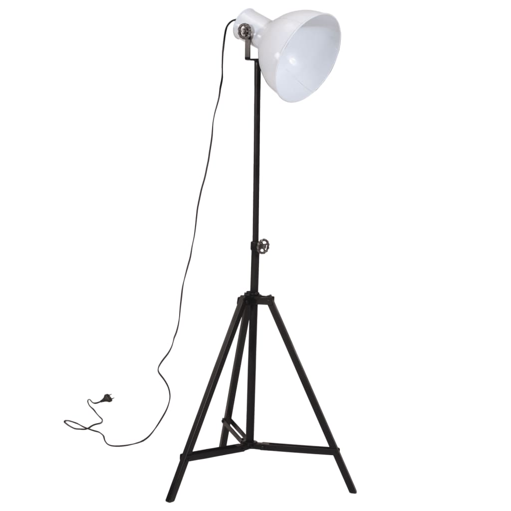 Mavlina - Golvlampa 25 W vit 61x61x90/150 cm E27