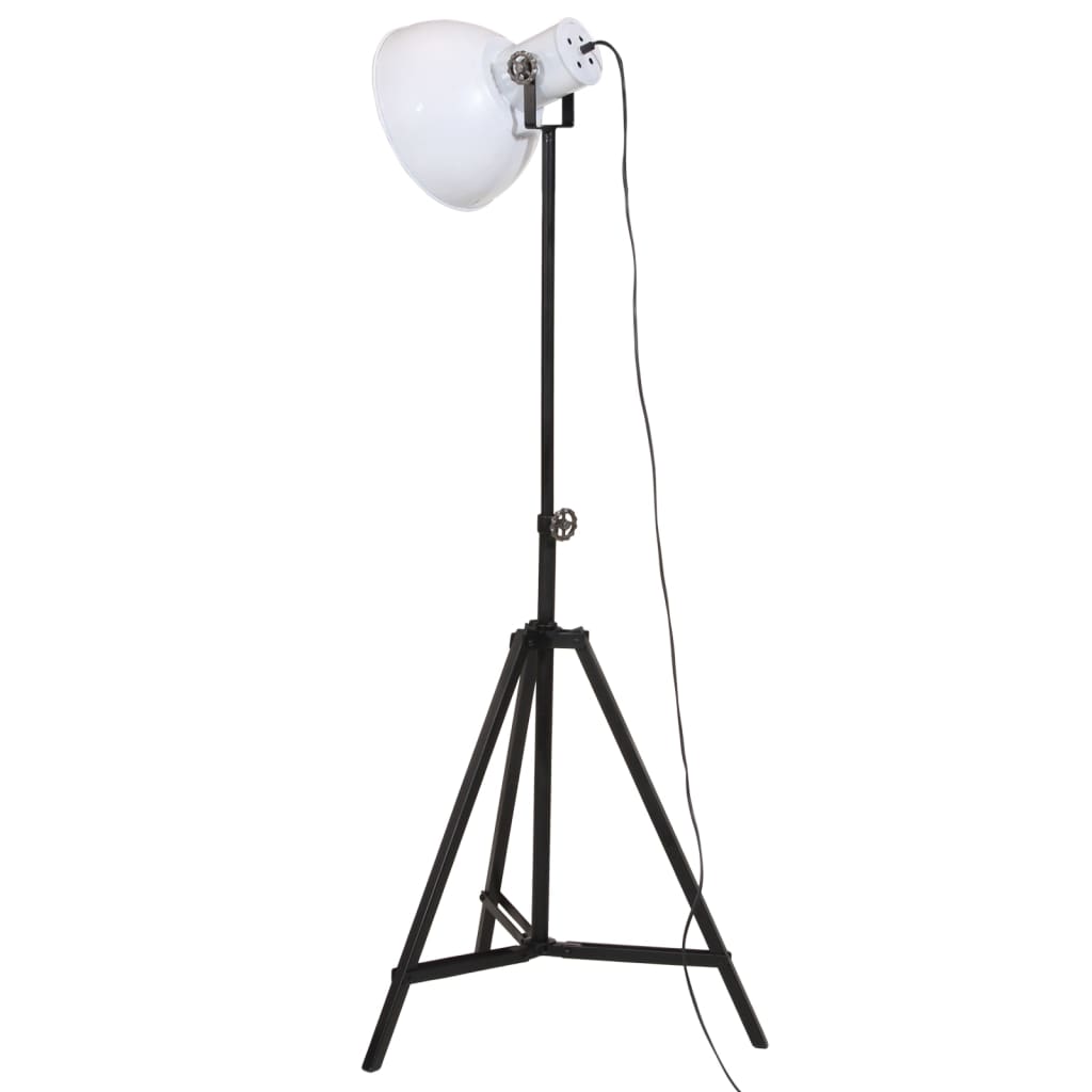 Mavlina - Golvlampa 25 W vit 61x61x90/150 cm E27
