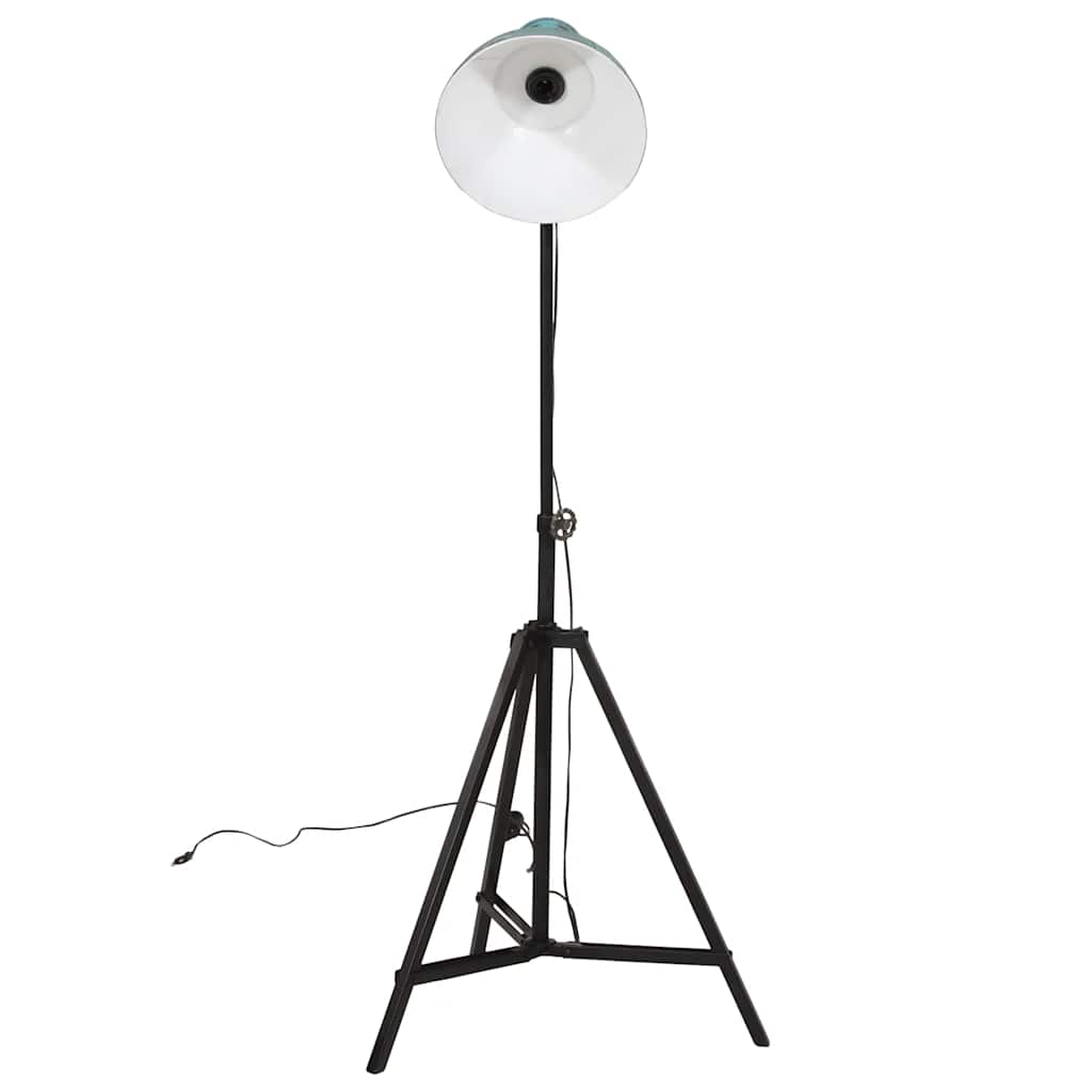 Helvara - Golvlampa 25 W nött blå 61x61x90/150 cm E27