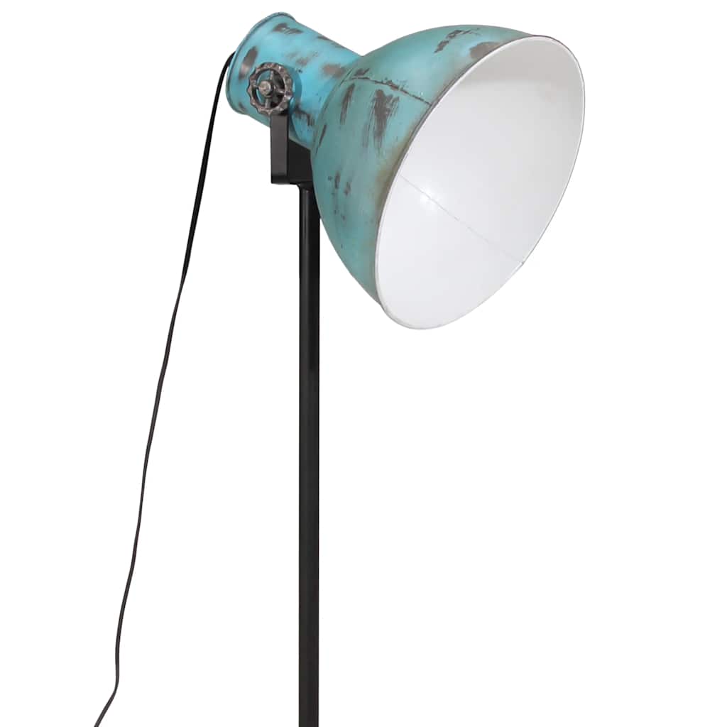 Helvara - Golvlampa 25 W nött blå 61x61x90/150 cm E27