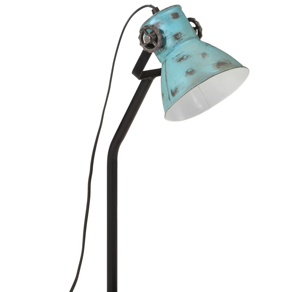 Cenvio - Skrivbordslampa 25 W nött blå 17x17x60 cm E27