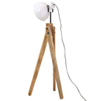Zavlira - Golvlampa 25 W vit 45x45x120 cm E27