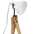 Zavlira - Golvlampa 25 W vit 45x45x120 cm E27