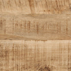 Avlastningsbord 90x30x75 cm grovt mangoträ och järn