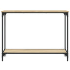 Avlastningsbord sonoma-ek 101x30,5x75 cm konstruerat trä