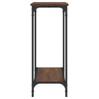 Avlastningsbord brun ek 101x30,5x75 cm konstruerat trä