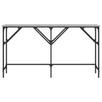 Avlastningsbord grå sonoma 140x29x75 cm konstruerat trä