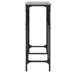 Avlastningsbord grå sonoma 140x29x75 cm konstruerat trä