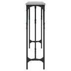 Avlastningsbord grå sonoma 180x23x75 cm konstruerat trä