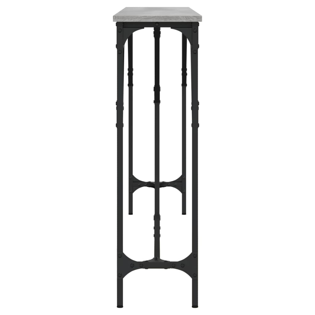 Avlastningsbord grå sonoma 180x23x75 cm konstruerat trä