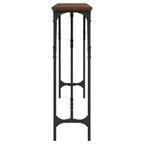 Avlastningsbord brun ek 180x23x75 cm konstruerat trä