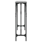 Avlastningsbord grå sonoma 140x23x75 cm konstruerat trä