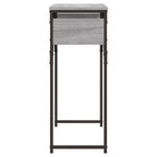 Avlastningsbord med hylla grå sonoma 75x30x75cm konstruerat trä