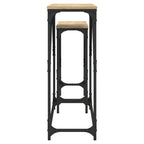 Avlastningsbord 2 st sonoma-ek konstruerat trä