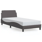 Bed Frame "Dover" Grey 80x200 cm Faux Leather