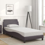 Bed Frame "Dover" Grey 80x200 cm Faux Leather