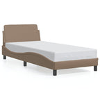 Bed Frame "Dover" Cappuccino 80x200 cm Faux Leather