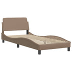 Bed Frame "Dover" Cappuccino 80x200 cm Faux Leather