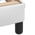 Bed Frame "Dover" White 90x200 cm Faux Leather