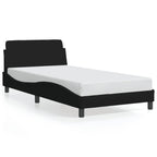 Bed Frame "Dover" Black 100x200 cm Fabric