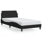 Bed Frame "Dover" Black 100x200 cm Velvet