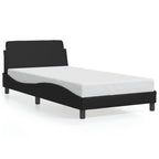 Bed Frame "Dover" Black 100x200 cm Faux Leather