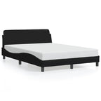 Bed Frame "Dover" Black 120x200 cm Fabric