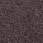 Bed Frame "Dover" Dark Brown 120x200 cm Fabric