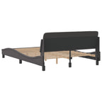 Bed Frame "Dover" Grey 120x200 cm Faux Leather