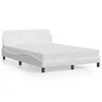 Bed Frame "Dover" White 140x200 cm Faux Leather