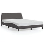Bed Frame "Dover" Grey 140x200 cm Faux Leather