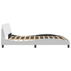 Bed Frame "Dover" White 180x200 cm Faux Leather