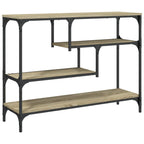 Avlastningsbord sonoma-ek 100x30x75 cm konstruerat trä