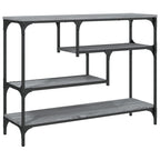 Avlastningsbord grå sonoma 100x30x75 cm konstruerat trä