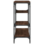 Avlastningsbord brun ek 100x30x75 cm konstruerat trä