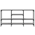 Avlastningsbord grå sonoma 160x29x80 cm konstruerat trä