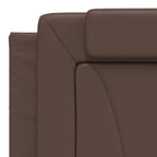Bed "Viana" with Mattress Brown 180x200 cm Faux Leather