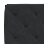 Bed Frame with LED without Mattress Black 80x200 cm Velvet