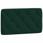 Bed Frame with LED without Mattress Dark Green 90x200 cm Velvet