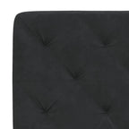 Bed Frame with LED without Mattress Black 180x200 cm Velvet