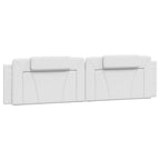 Bed Frame "Viana" with LED without Mattress White 200x200 cm