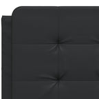 Bed Frame with LED without Mattress "Zadar" Black 120x200 cm