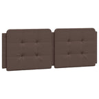 Bed Frame with LED without Mattress "Zadar" Brown 120x200 cm