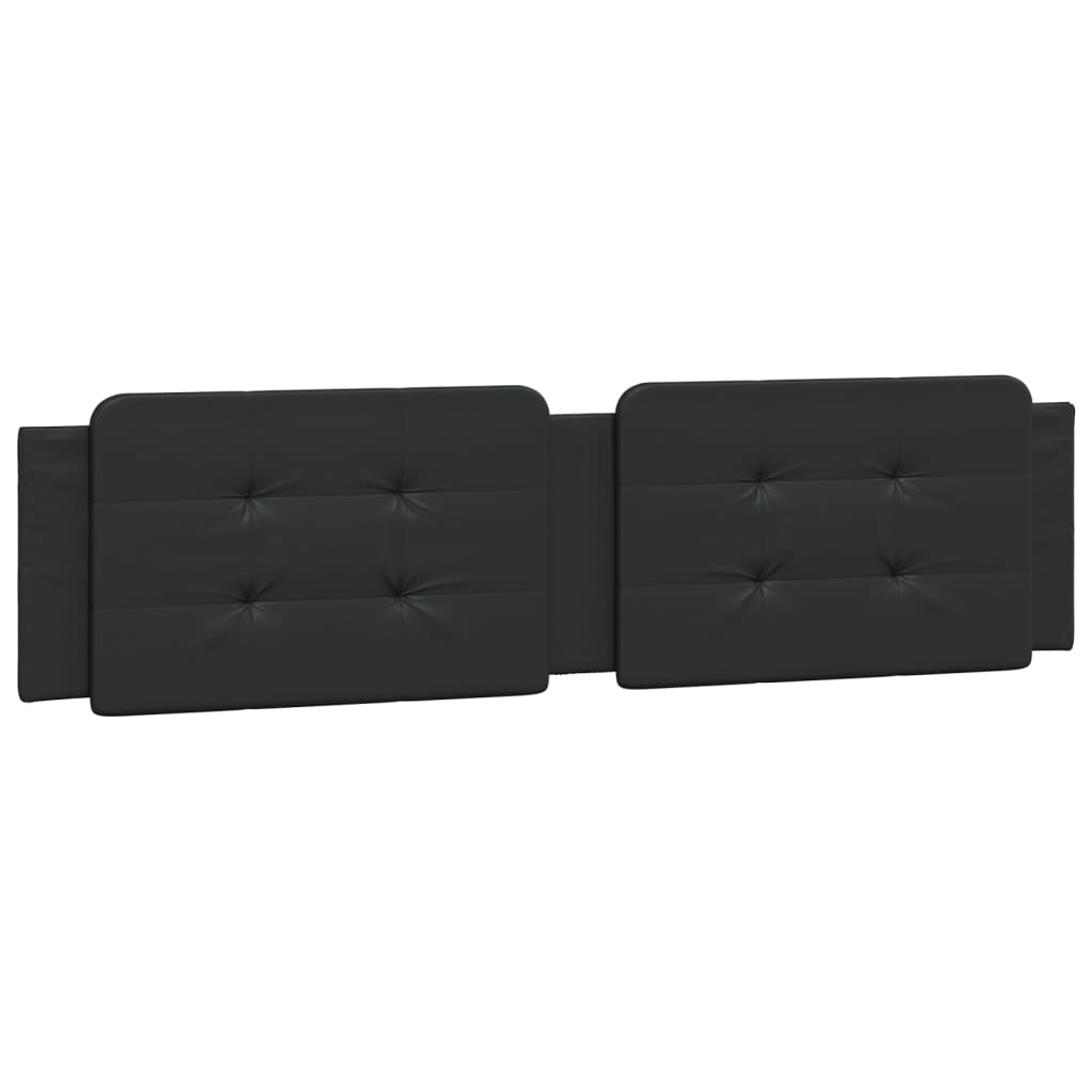 Bed Frame with LED without Mattress "Zadar" Black 160x200 cm