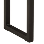 Avlastningsbord med levande kant 105x33x76 cm massivt mangoträ