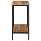 Avlastningsbord 100x35x70 cm massivt grovt mangoträ