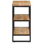 Avlastningsbord 70x35x70 cm massivt grovt mangoträ