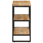 Avlastningsbord 100x35x70 cm massivt grovt mangoträ