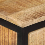 Avlastningsbord 70x35x70 cm massivt grovt mangoträ